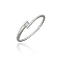 Frank Trautz fehér arany gyűrű 53-as méret - 1-08203-52-0089/53